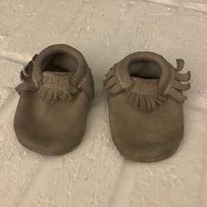 Freshly Picked Baby Leather Fringe Moccasins